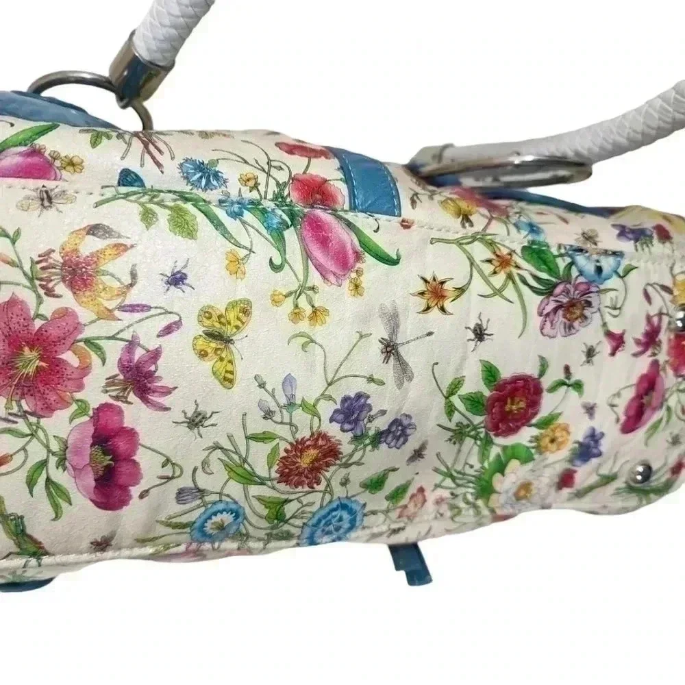 Y2K Floral multi colored Shoulder Bag with long strap. Brand new - Picture 5 of 15